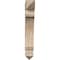 Ekena Millwork Legacy Arts & Crafts Smooth Bracket, Douglas Fir, 3 1/2"W x 16"D x 24"H BKT04X16X24LEC03SDF - alternate 3